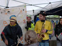the band at our animal parade 2008